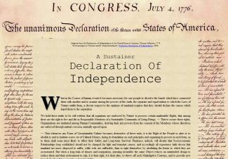 Sustainer Declaration of Independance